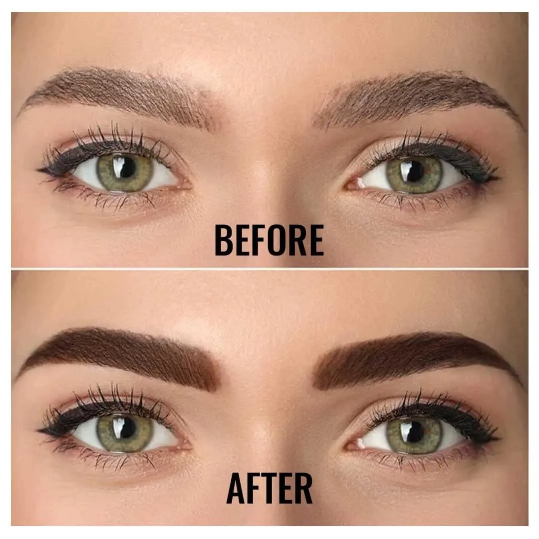 Minaibrow & Lash Tint kit Dark Brown | Water and Smudge Proof | No Ammonia, No Lead | Natural Eye Brow Color | Certified Natural Spot coloring and Brow Tinting Kit Powder in Capsule