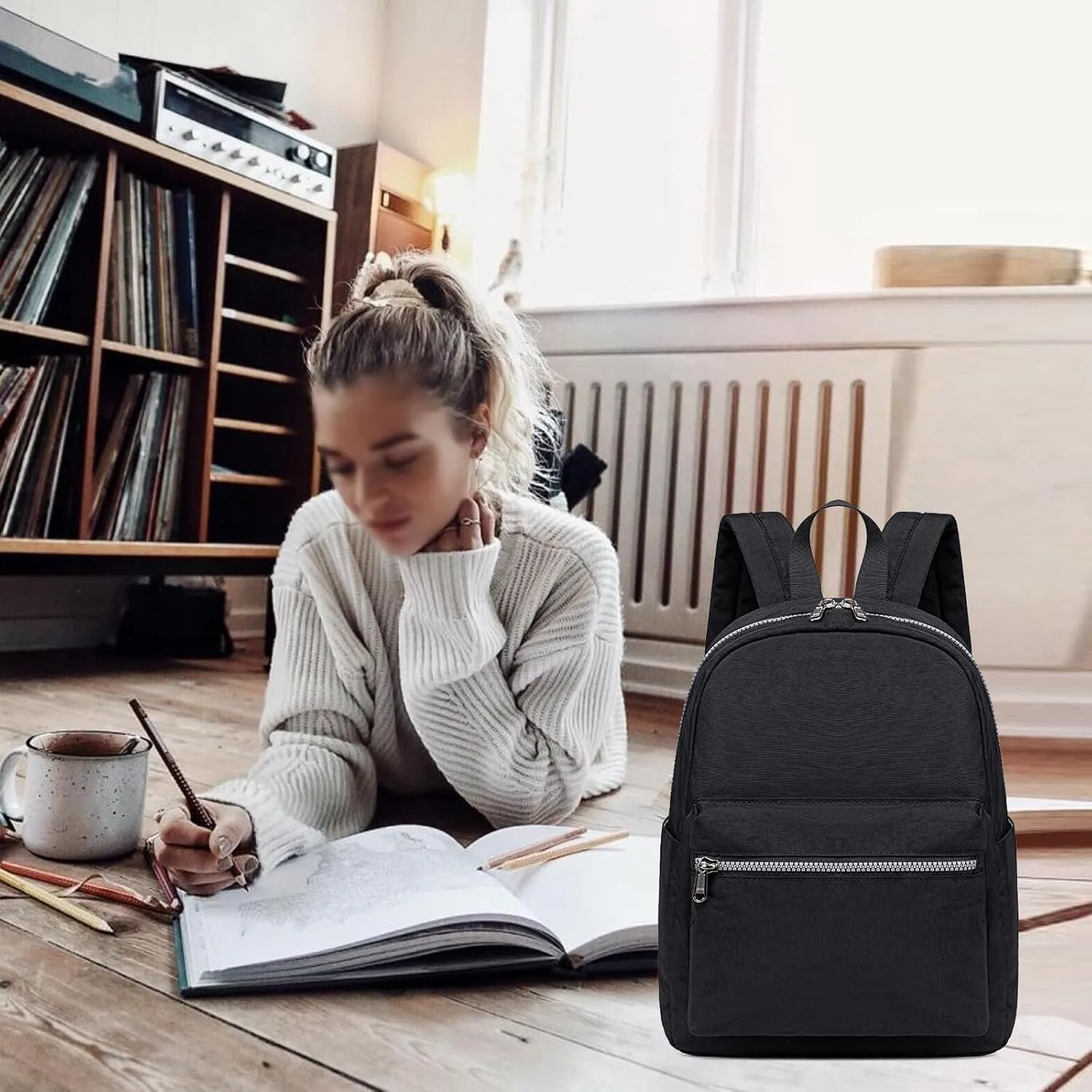 Mini Backpack Women Girls Water-resistant Small Backpack Purse Shoulder Bag for Womens Adult Kids School Travel