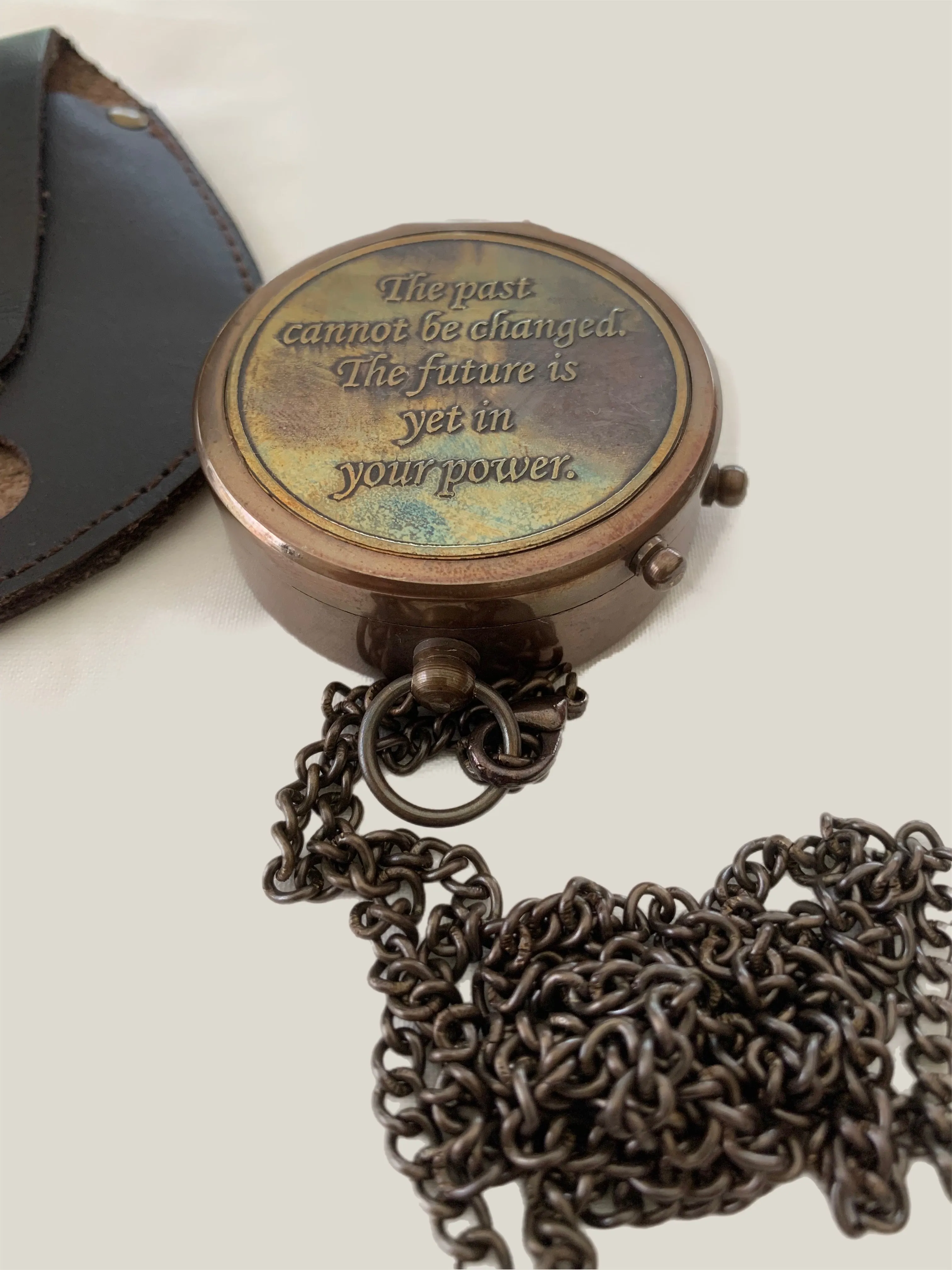 Motivational Quote - The past cannot be changed. The future is yet in your power.