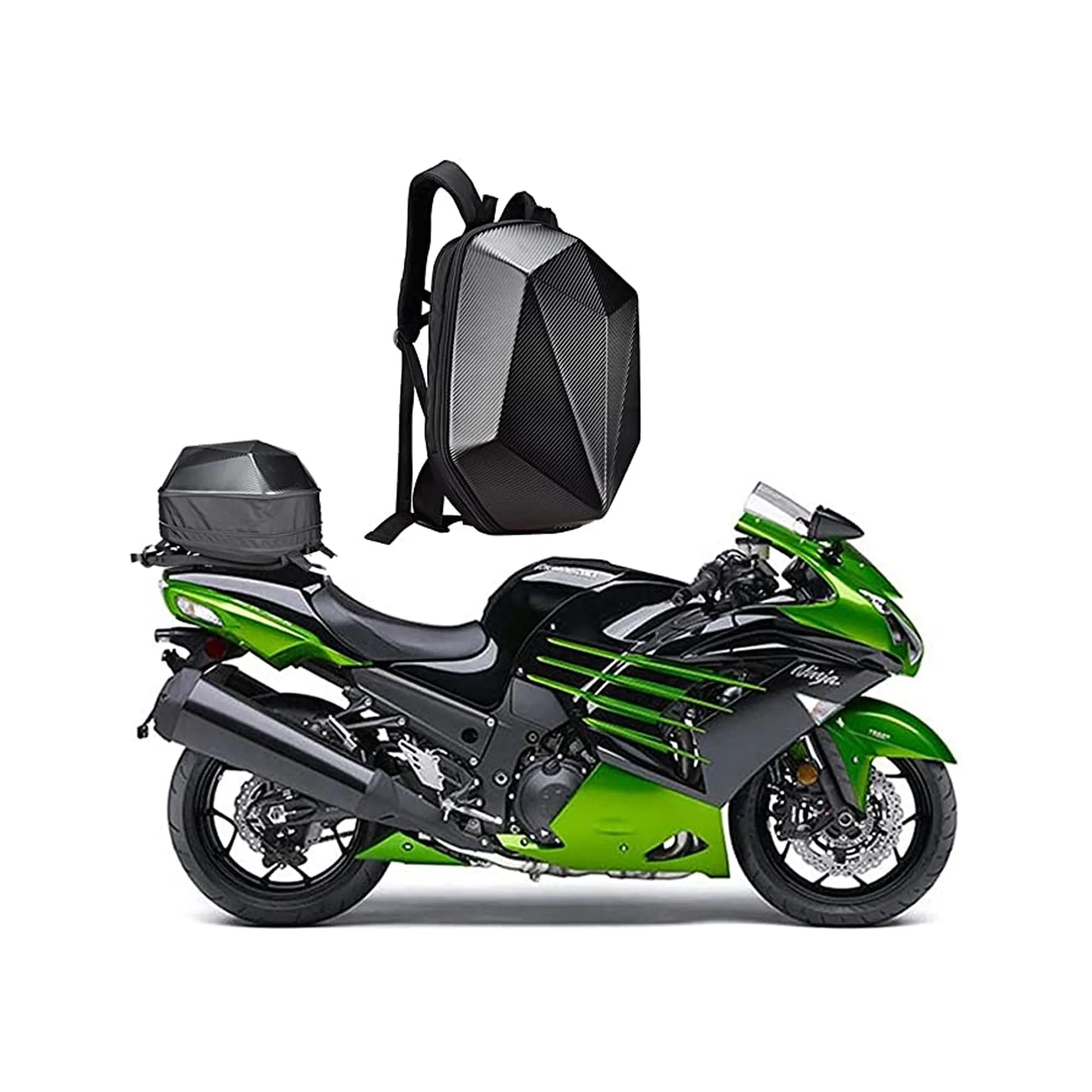 Motorcycle Hard Shell Backpack, Shoulder Racing Backpack - 850708