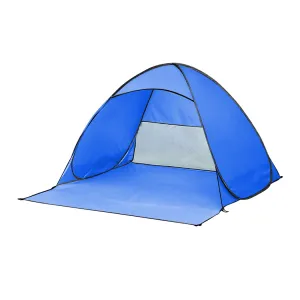 Mountview Pop Up Beach Tent Caming Portable Blue