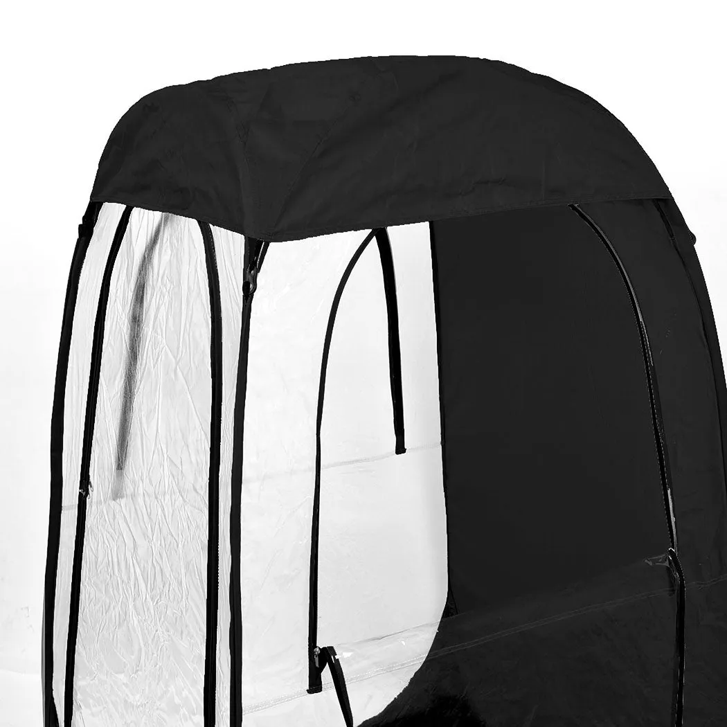 Mountview Pop Up Tent Camping Weather Black