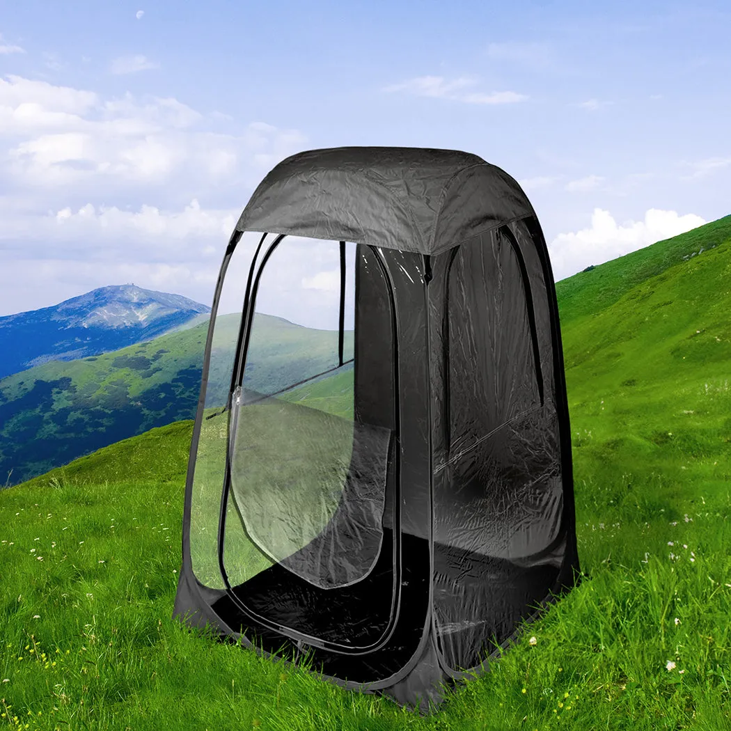 Mountview Pop Up Tent Camping Weather Black
