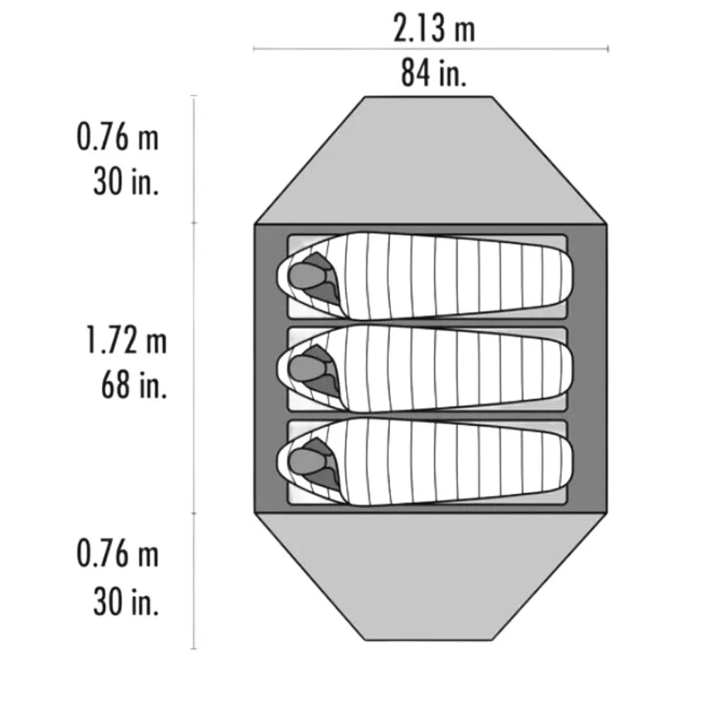 MSR Elixir 3 Tent - 3 Person Tent
