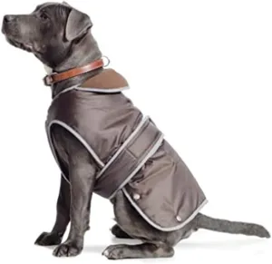 Muddy Paws All Weather Stormguard Coat Chocolate. Size Small/Medium (Length 35cm, up to 56cm Girth)