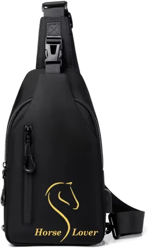 Multi-Pocket Sling Bag - Water Resistant - Lightweight - Adjustable - Crossbody Backpack for Men and Women.