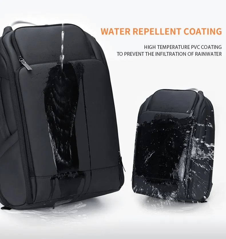 Multifunction High Capacity 17 inch Laptop Backpack with USB Charging