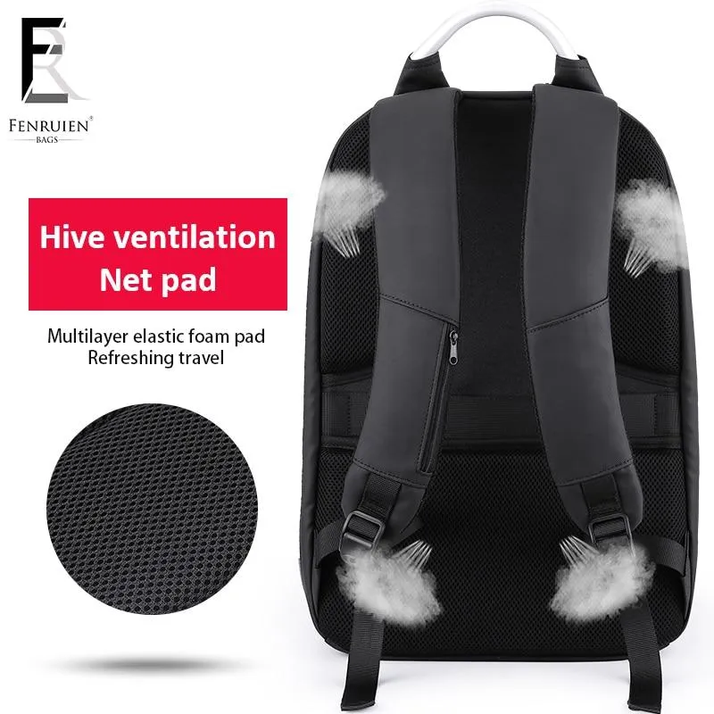Multifunction High Capacity 17 inch Laptop Backpack with USB Charging