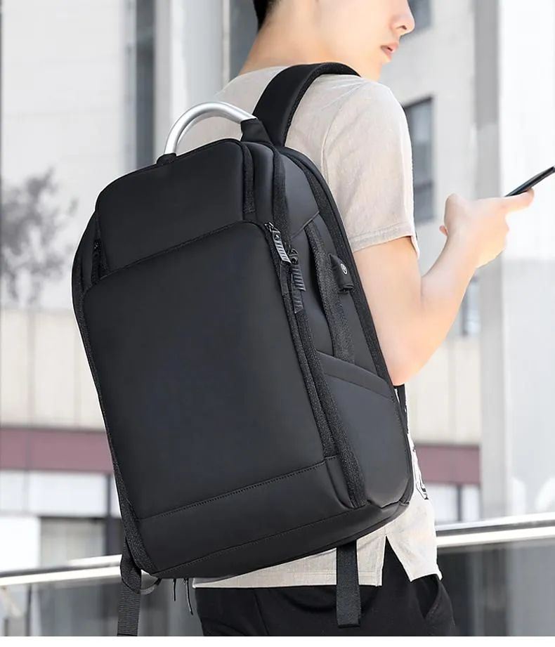 Multifunction High Capacity 17 inch Laptop Backpack with USB Charging