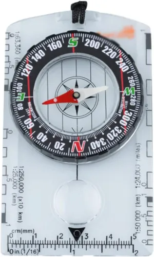 Multifunctional Map Compass, North Needle, Orienteering Professional High-Precision Portable Sports Map Scale