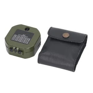 Multifunctional Military Sighting Navigation Compass with Inclinometer,High Accuracy Pointer Navigation Compass, Pouch for Camping, Hiking,Outdoor Adventure