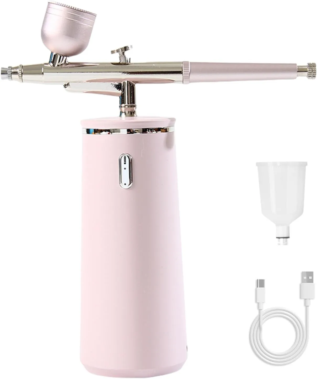 Nano Facial Sprayer High Pressure, Oxygen Facial Machine 0.3mm Nozzle Fine Mister Portable Facial Steamer Mist for Face Hydrating Skin Care Routine SPA at Home