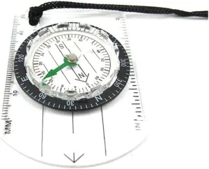 Navigation Compass, Outdoor Compass for Map Reading, Lightweight Map Ruler, Orienteering Compass for Survival Mountaineering or Hiking
