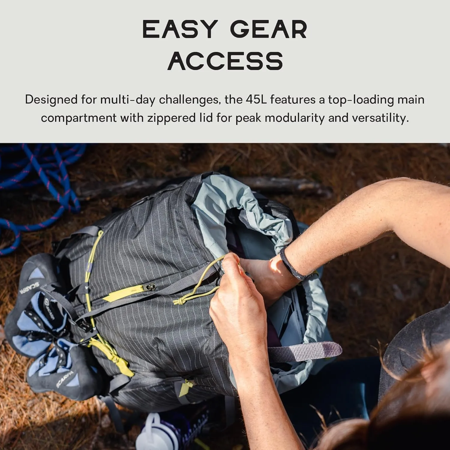 NEMO Equipment Persist Women's 45L Endless Promise All-Adventure Backpack - Black - 45L