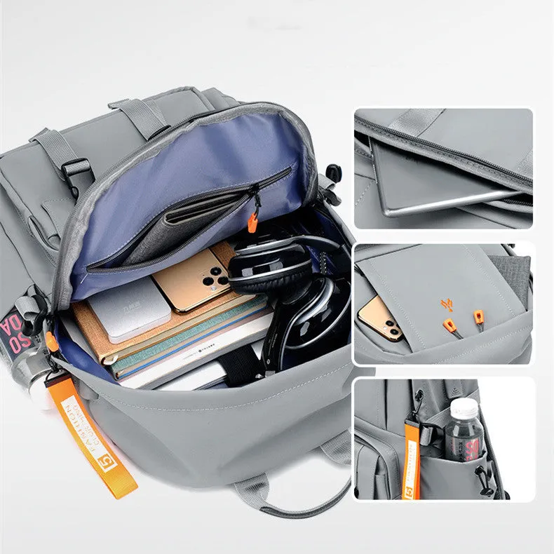 New High Capacity Backpack For Men's Junior High School Students