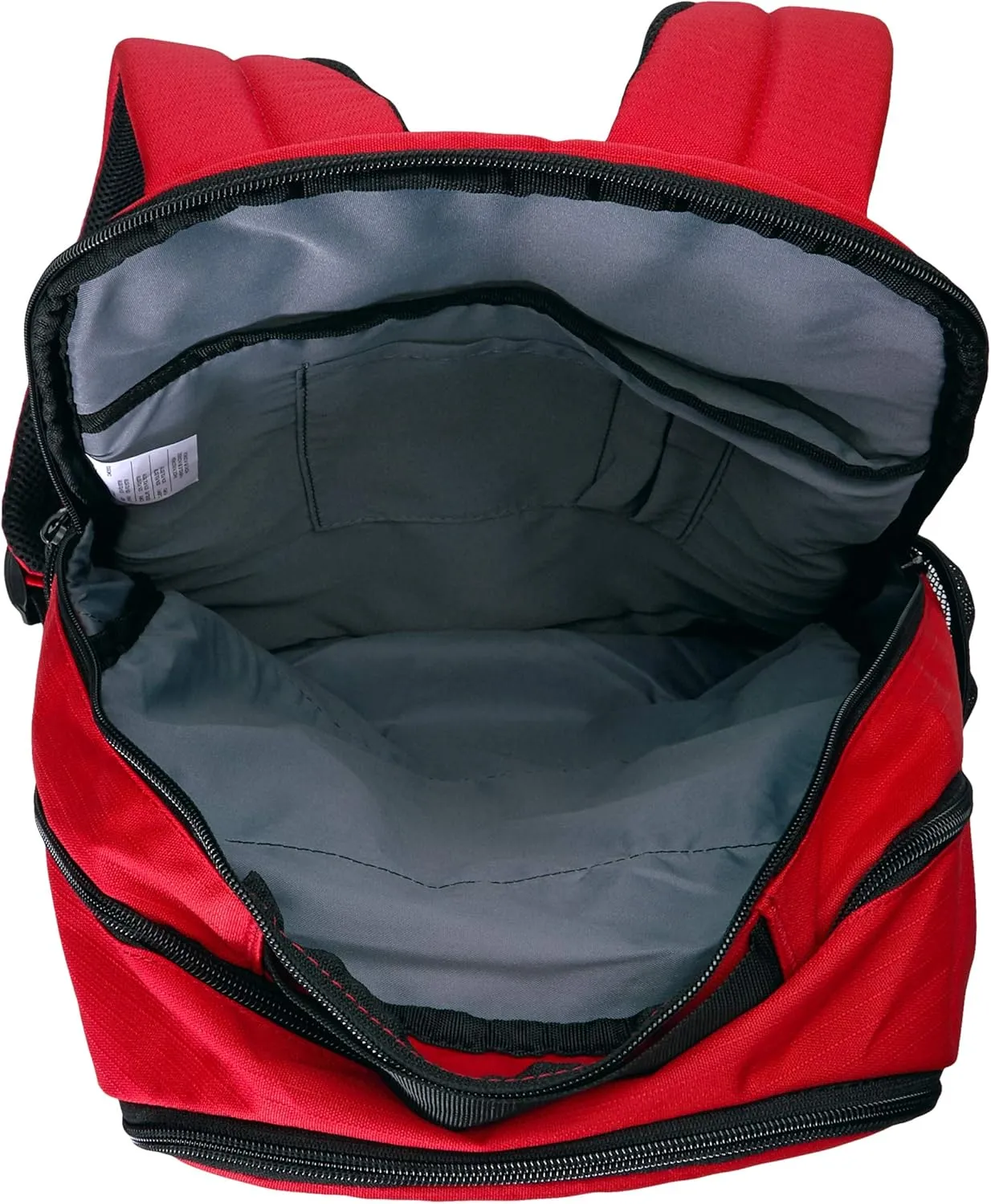 Nike Brasilia Medium Training Backpack, Nike Backpack for Women and Men with Secure Storage & Water Resistant Coating, University Red/Black/White
