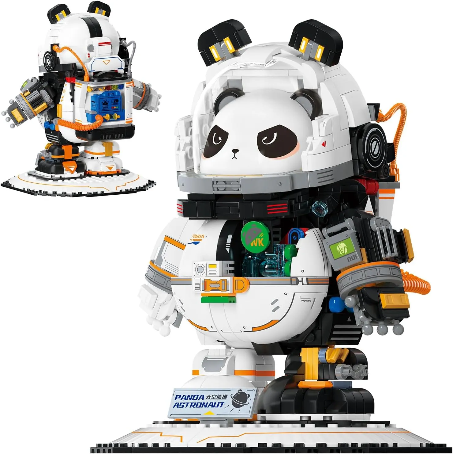 NUTCRACKER Space Panda Astronaut Building Blocks Kits - Animals Panda Toy Building Set for Adult, Cool Space Panda Collection Display Model, Birthday for Boys Girls 8  Age (829 Pieces)