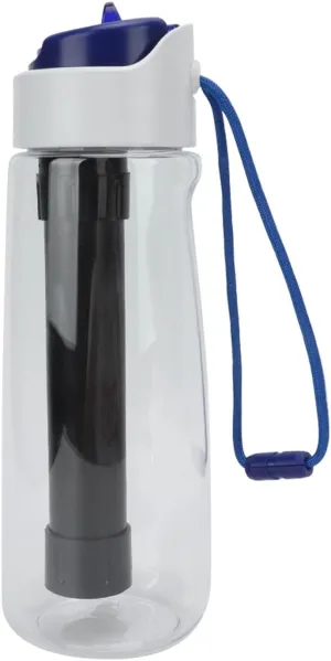 oceanside Ultra-Filtration Filtered Water Bottle, Water Bottle with Filter Portable Removable Washable Multi Layer Filtration Purified Water Bottle for Cycling