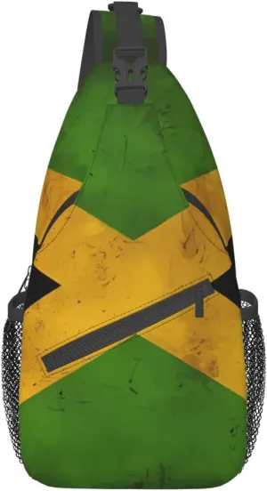 Old Jamaican Flag Pattern Outdoor Hiking Backpack > Suitable For Men And Women Riding Strong And Sturdy High Storage Capacity Daily Travel