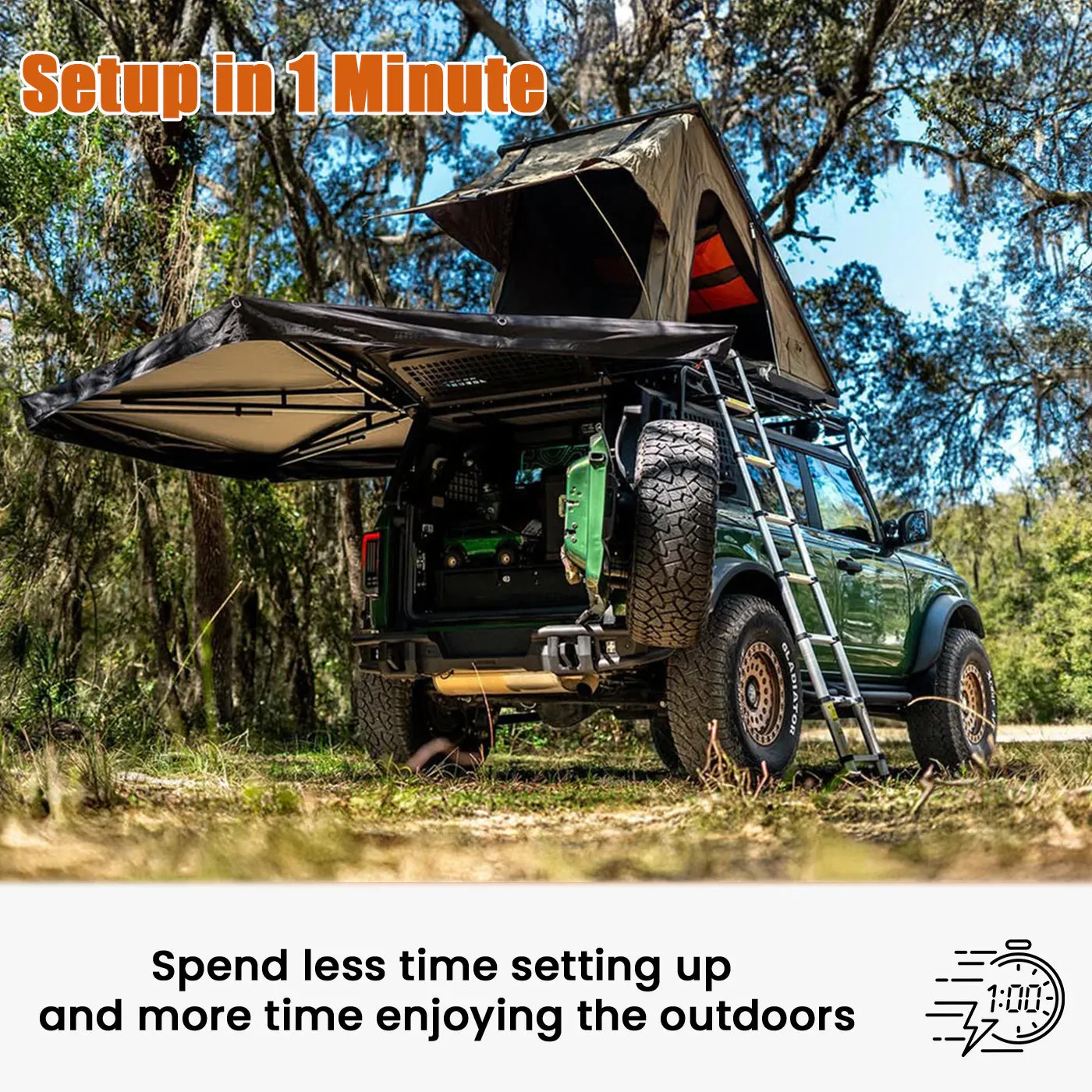 OPENROAD4WD 270 Free Standing Camping Awning