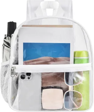Oraben Clear Backpack for Stadium Events Stadium Backpack Waterproof 12x6x12 Clear Bag for Adult Concert Sport Work
