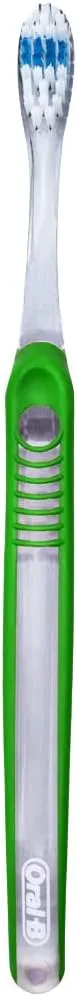 Oral-B Indicator Toothbrushes 35, Compact Soft (Colors Vary) - Pack of 4