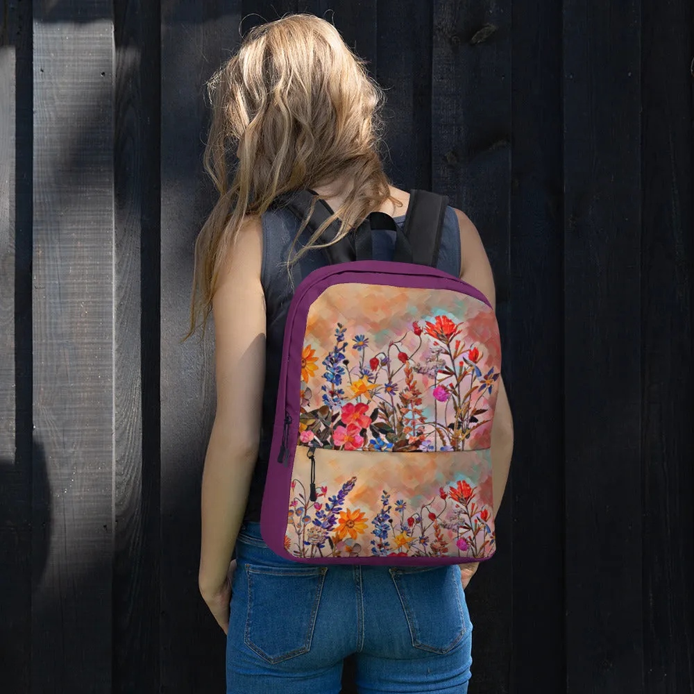 Oregon Wildflowers - Digital Art - Backpack