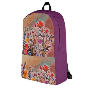 Oregon Wildflowers - Digital Art - Backpack