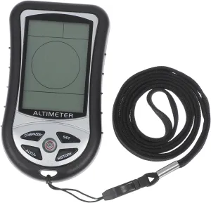 Orienteering Compass for Hiking and Pressure Meter Compact and Sturdy Handheld Outdoor Tool