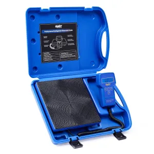Orion Motor Tech Refrigerant Scale, 220lb High Presion Electronic Digital Refrigerant Charging Scale, HVAC Scale with LCD Controller Portable Case for Freon Recover Charge