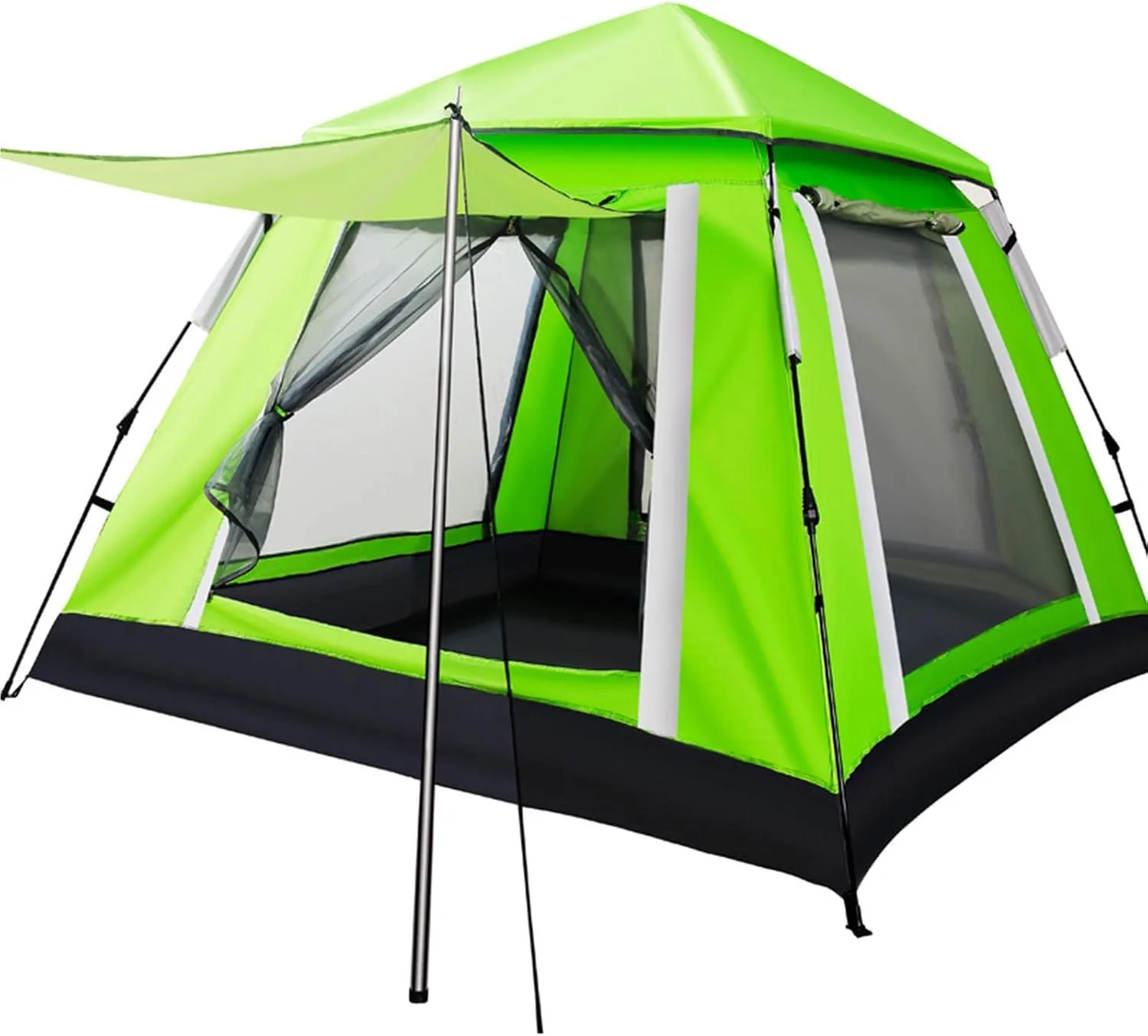 Outdoor Camping and Hiking Tent, Foldable Festival Tent, 3-4 Person Pop Up Tent, for Family, Festival, Backpacking, Backpacking and Mountaineering,