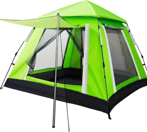 Outdoor Camping and Hiking Tent, Foldable Festival Tent, 3-4 Person Pop Up Tent, for Family, Festival, Backpacking, Backpacking and Mountaineering,