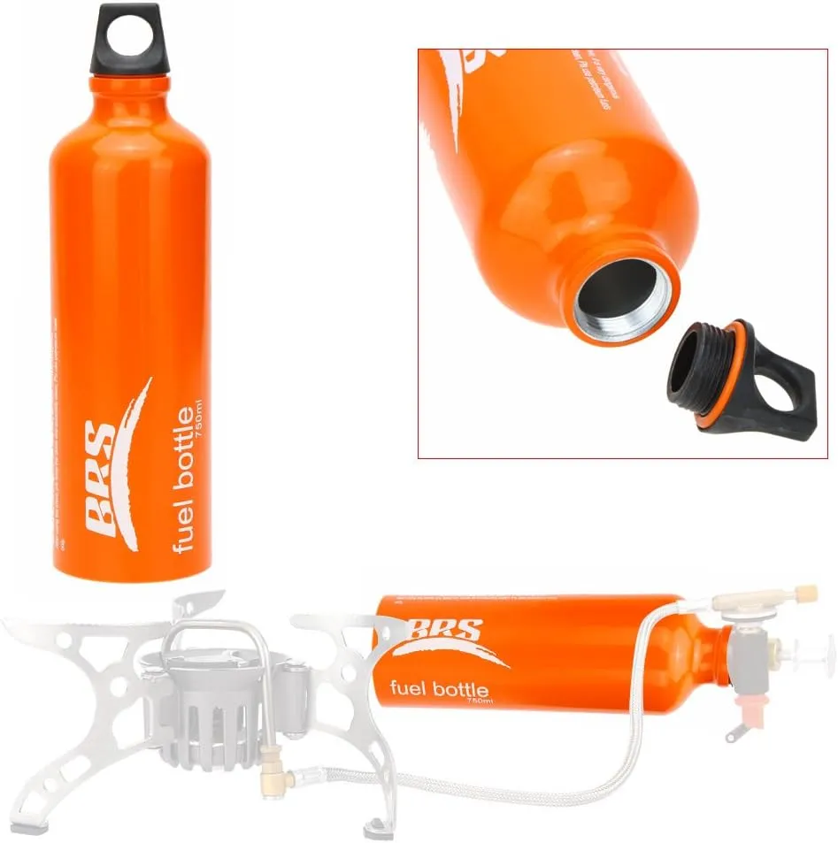 Outdoor Camping Petrol Kerosene Alcohol Liquid Gas Tank Storage Bottle 530ml/750ml