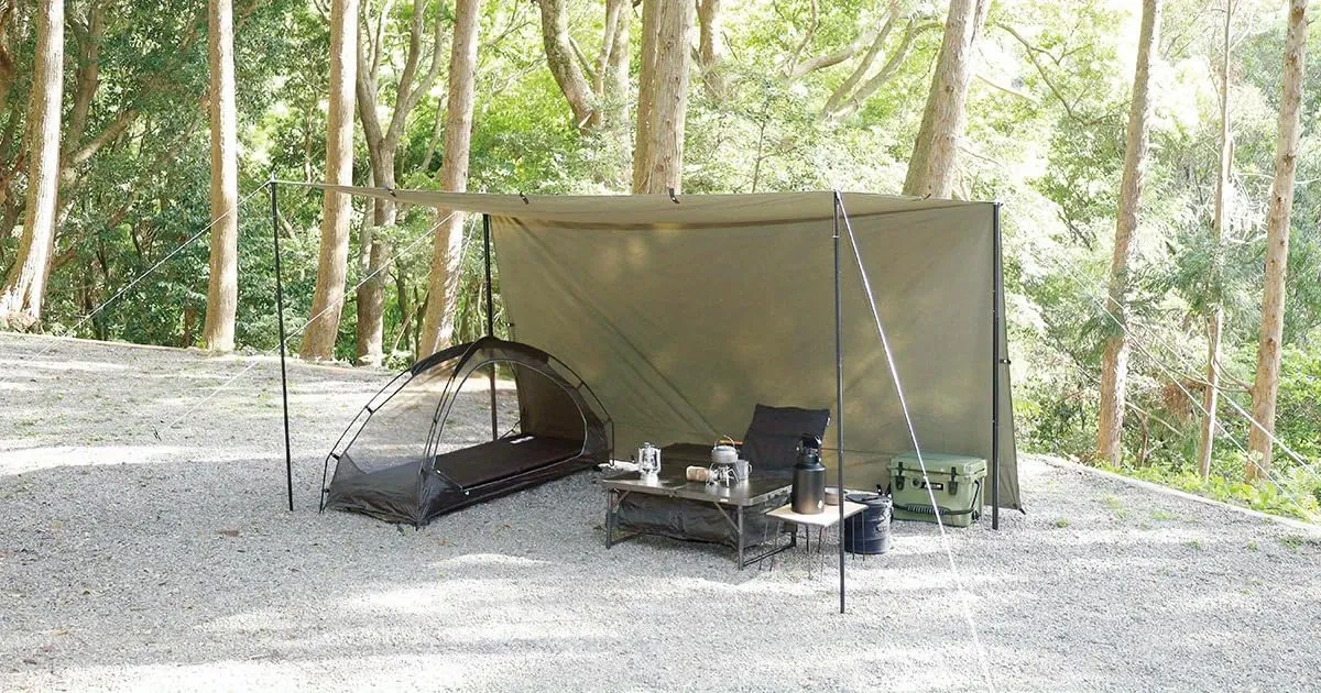Outdoor Camping Solo Tent - Compact Mesh Shelter for Backpacking, Motorcycle Travel - Breathable, Mosquito-Proof & Cot-Compatible Instant Setup