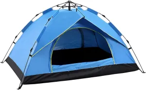 Outdoor Camping Tent Family Camping Tents Easy Setup with Moisture-Proof pad Tent Sun Shade 2/3／4 Person