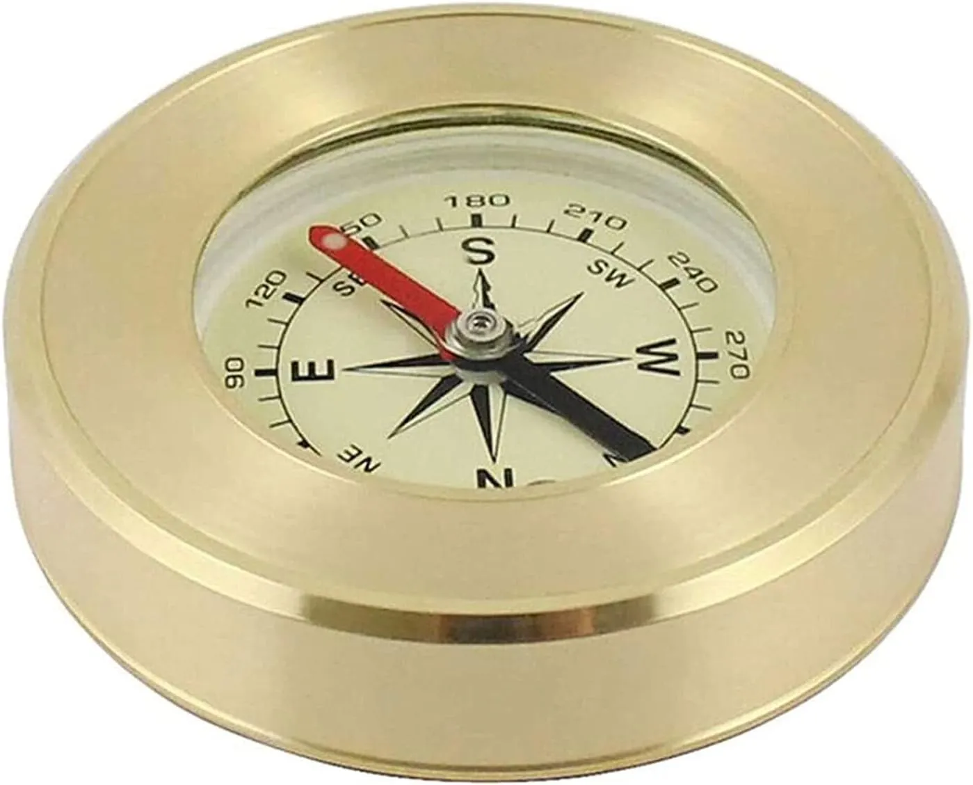 Outdoor Compass, Pocket Watch Style Multifunction Fluorescence Compass Navigation for Outdoor Sports Camping Hiking Navigation Tool