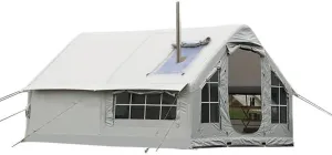 Outdoor Inflatable Tent, Camping Overnight Equipment, Foldable Portable Rainproof and Windproof Tent Without Setting Up