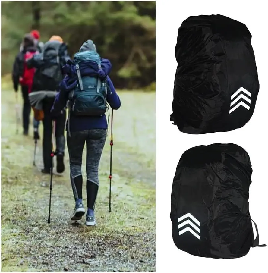 Outdoor Reflective Backpack Rain Cover Cycling Hiking Climbing Bag Cover Waterproof Rain Cover for Backpack 18-45L