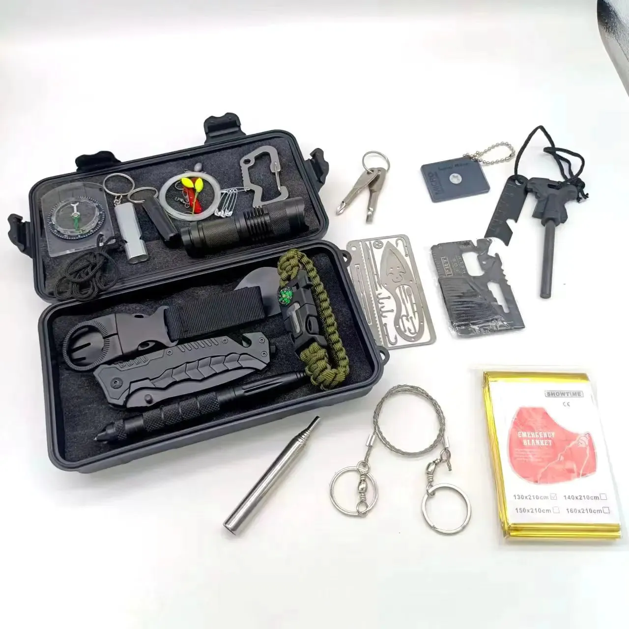 Outdoor SOS Survival Tool Kit for Adventures