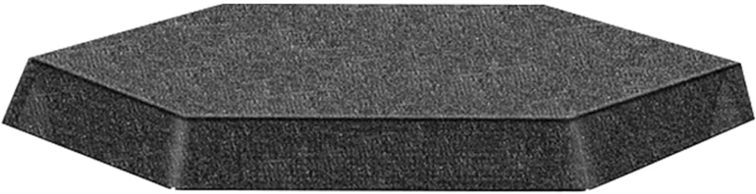 Outdoor Trampoline Cover Round Black Sunshade Tent Top - 90% UV Block Weather-Resistant Mesh with Elastic Cord & Plastic Hooks, 6-Hole Adjustable Straps for Frame Protection (10 inch)