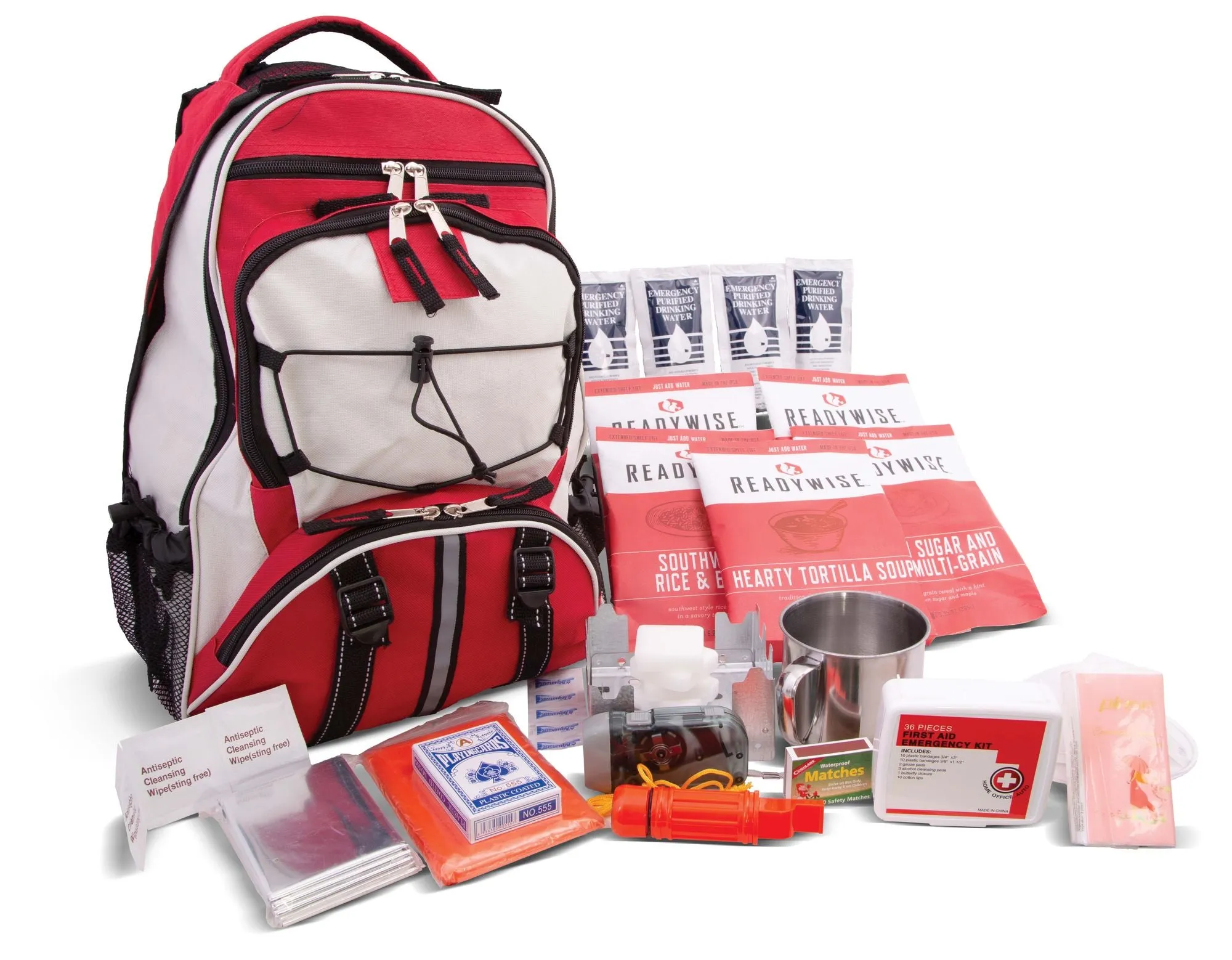 Pack International returns 64 Back (Red) Money-saving Survival Piece