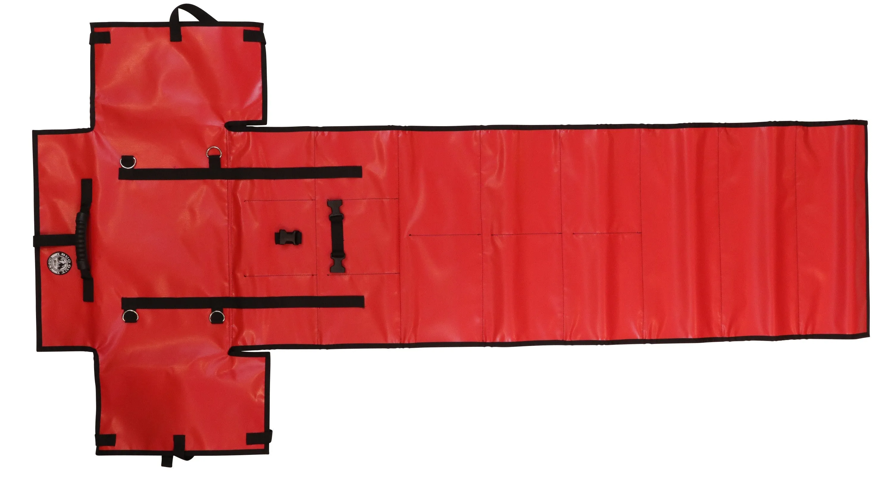 PackRoll (FIRST AID RED) Non-Modular Bug Out Roll