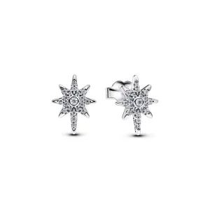 Pandora Sparkling North Star Stud Earrings 293587C01