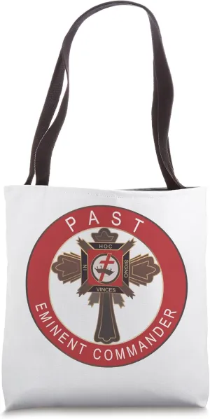 Past Eminent Commander Knights Templar York Rite Mason Tote Bag