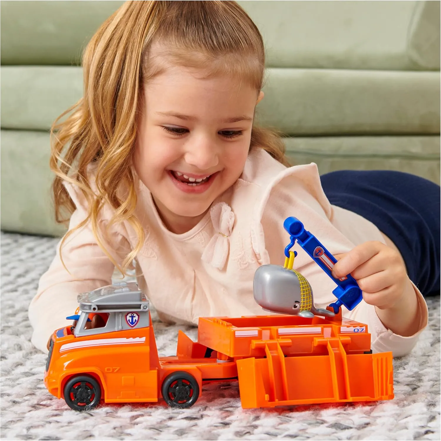Paw Patrol, Big Truck Pup’s Zuma Transforming Toy Trucks with Collectible Action Figure, Kids Toys for Ages 3 and up
