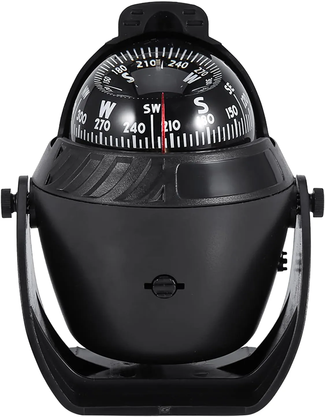 PerGar High Precision LED Light Pivoting Compass,Durable ABS Material, Adjustable & Easy Install,Ideal for Marine Boat, Ship, and Truck Use, PerGarxeb184drf0