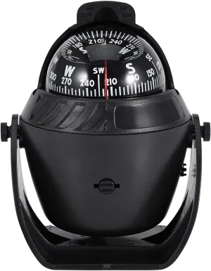 PerGar High Precision LED Light Pivoting Compass,Durable ABS Material, Adjustable & Easy Install,Ideal for Marine Boat, Ship, and Truck Use, PerGarxeb184drf0