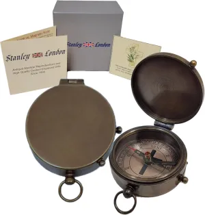 Personalized Engraved Compass Gift for Baptism, Confirmation | Proverbs 3:5-6 Trust in The Lord | Joshua 1:9 Be Strong and Courageous | Gift Box and Greeting Card Included