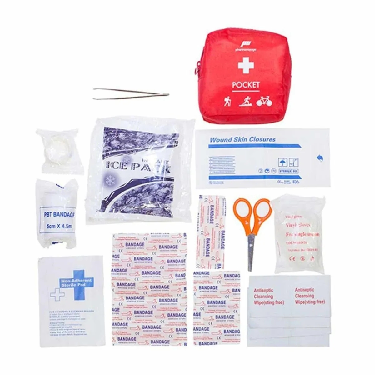 Pharmavoyage Pocket compact first aid kit camping trekking medical emergency bag