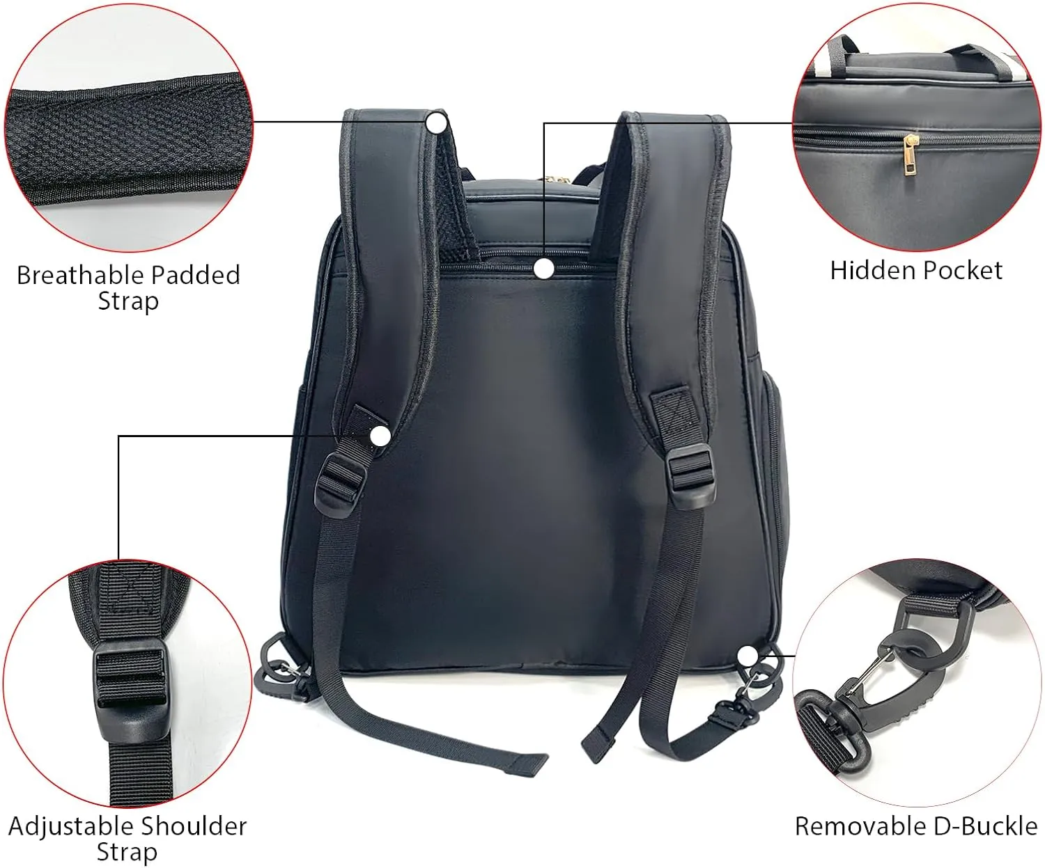 Pickleball Bag, Pickleball Backpack for Women & Men, Pickleball Tote Bag with Shoes Compartment